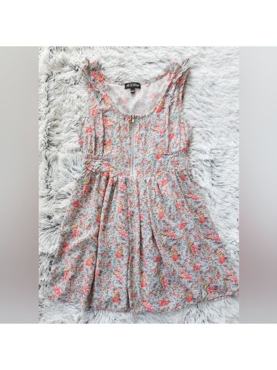 As U Wish Dresses & Skirts - As U Wish Floral Casual Dress in Pink and Light Green